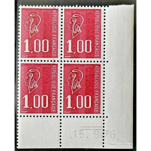 Type Marianne de Bquet - Coin Dat - Neuf - 15/09/1976