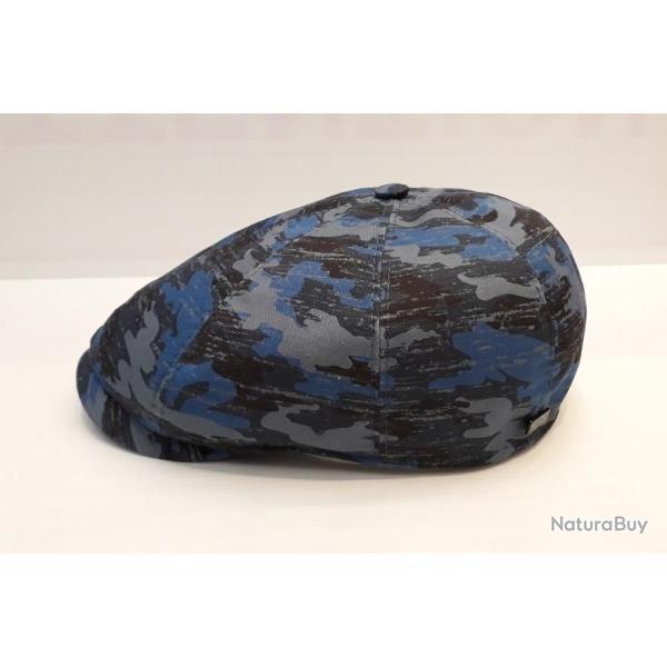 CASQUETTE "IRLANDAISE" CAMO BLEU T54