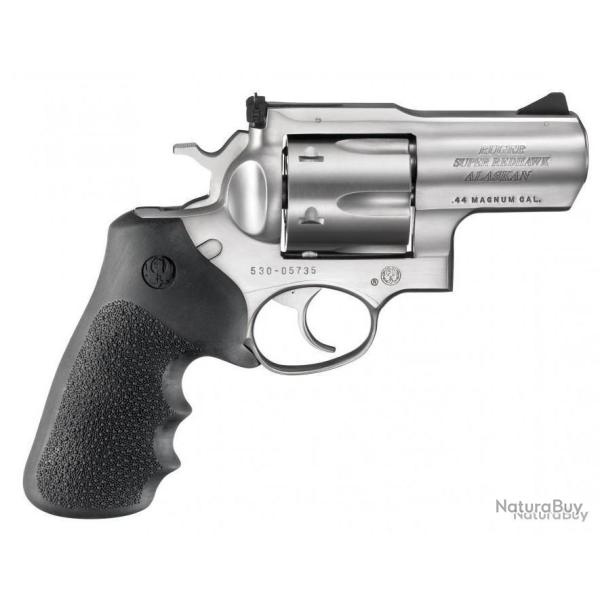 Revolver Inox Ruger Super Redhawk Alaskan Cal.44MAG Canon 2.1/2" 6 coups