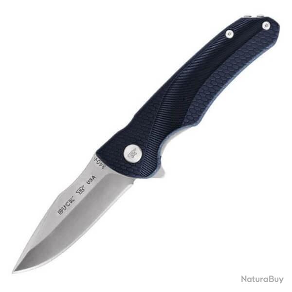 BU840BLS-Couteau pliant de survie Buck Sprint Select bleu