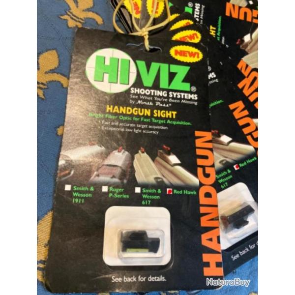 Guidon fibre optique HIVIZ pour Ruger Redhawk