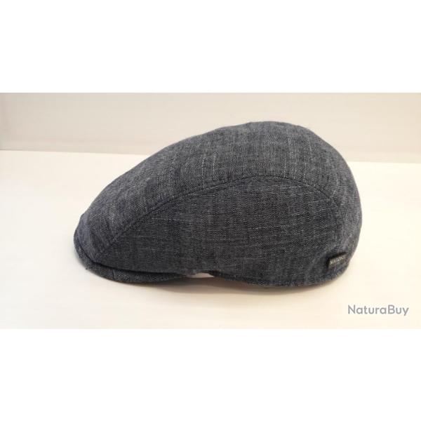 CASQUETTE PLATE EN JEANS T57