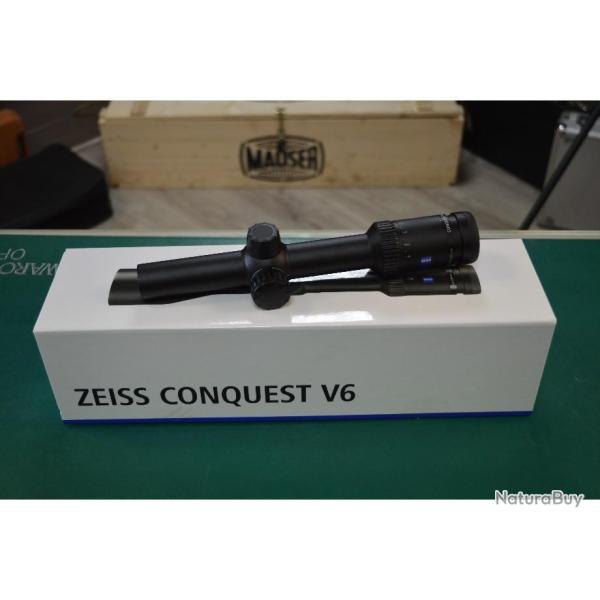 LUNETTE ZEISS CONQUEST  V6 1.1-6x24 � rail R�TICULE  LUMINEUX NEUVE