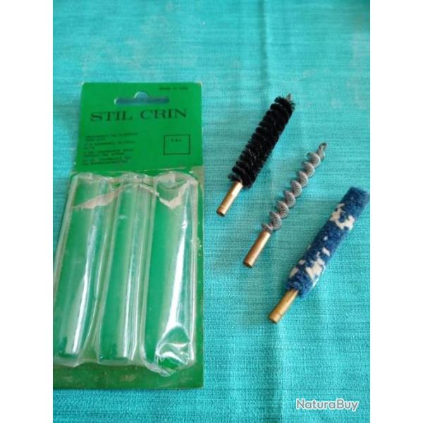 Lot de 3 brosses ecouvillon de nettoyage diam�tre 9mm
