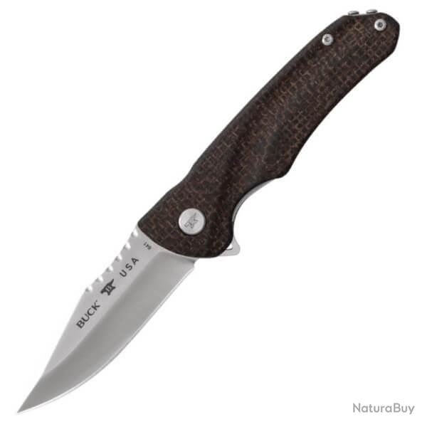 BU841BRS-Couteau pliant Buck Sprint Pro marron