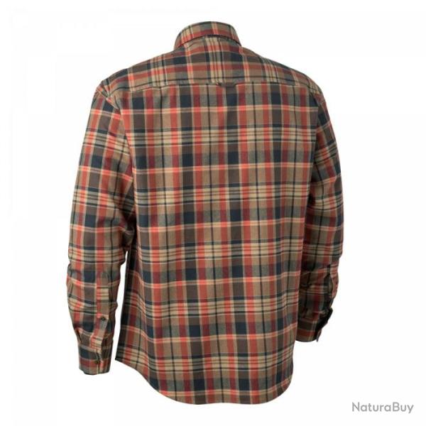 Chemise � carreaux DeerHunter Hektor Orange Check - Orange / 41/42