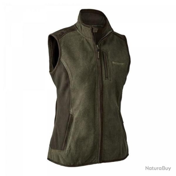 Gilet polaire contrecoll�e Femme DeerHunter Pam Vert