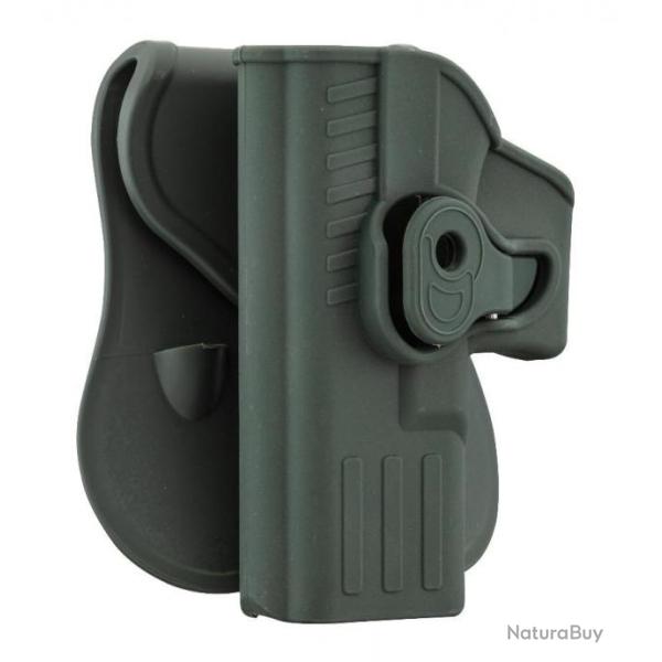 Holster rigide Quick Release pour Glock 17 Gaucher VERT KAKI