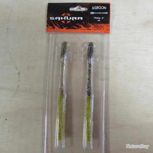 Leurre souple SAKURA mod�le Agrion Golden Shiner