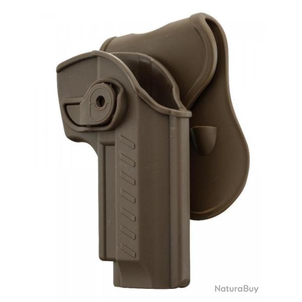 Holster rigide Quick Release pour M9 MARRON