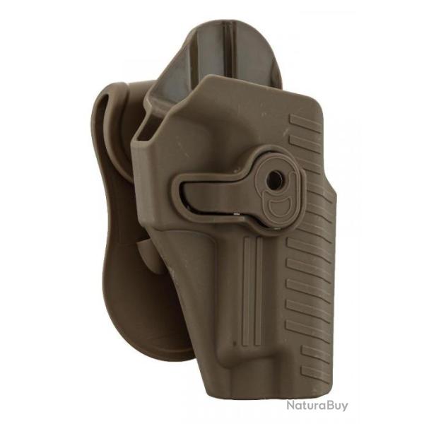 Holster rigide Quick Release pour P226 Droitier MARRON