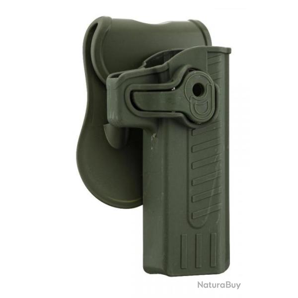 Holster rigide Quick Release pour Hi-Capa Droitier VERT KAKI