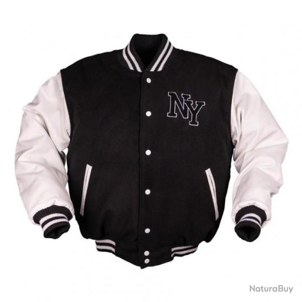 Veste US Style Base-Ball NY Noire