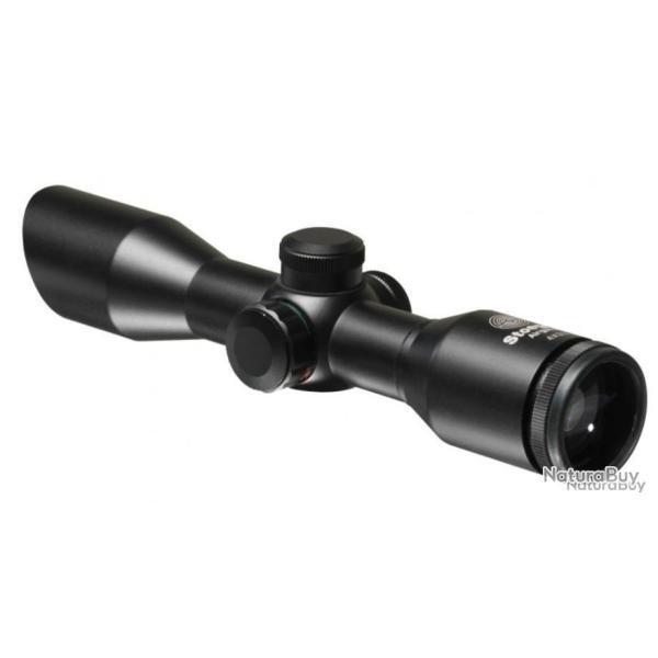 Lunette Stoeger 4x32 compact reticule lumineux avec support - noir