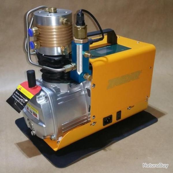 Compresseur num�rique ZASDAR avec arr�t automatique 110/220v pour bar PCP 300. (4500PSI/30MPH)