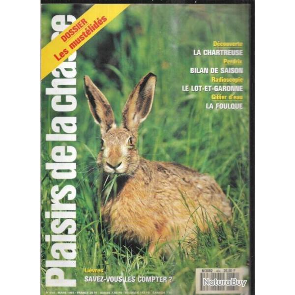 plaisirs de la chasse 464 , perdrix, la foulque , li�vres , must�lid�s ,v�nerie , le falconet ,