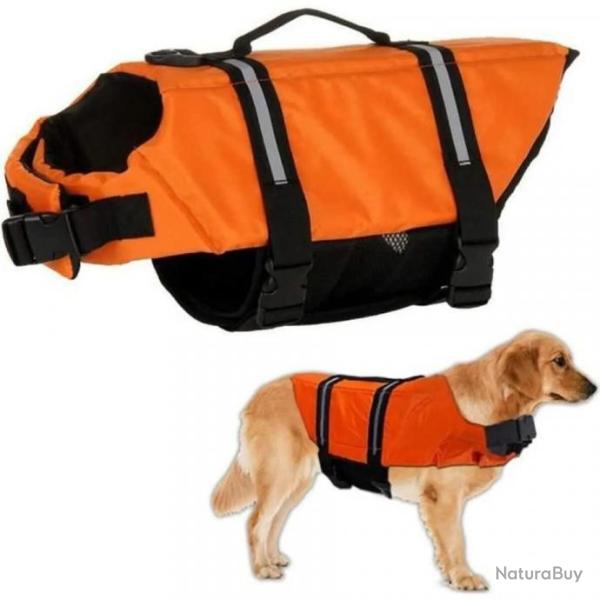 Gilet de sauvetage pour chien - Taille M - Livraison gratuite