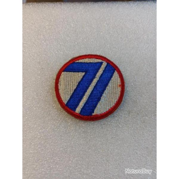 Patch arm�e us 71st INFANTRY DIVISION WW2 ORIGINAL 2