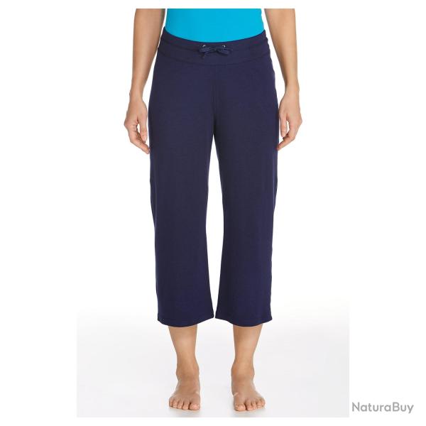 Coolibar Pantalon Anti Uv pour Femmes Bleu Fonc� Bleu