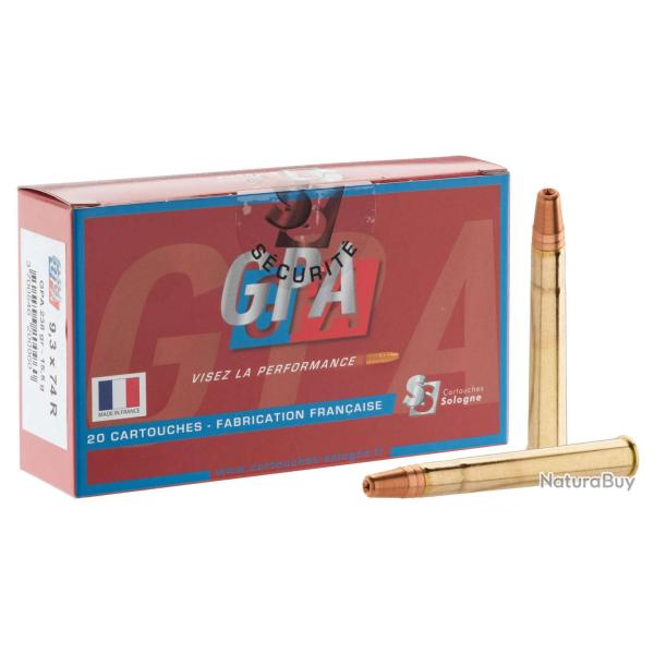 Balles de Chasse Sologne GPA Calibre 9.3x74R