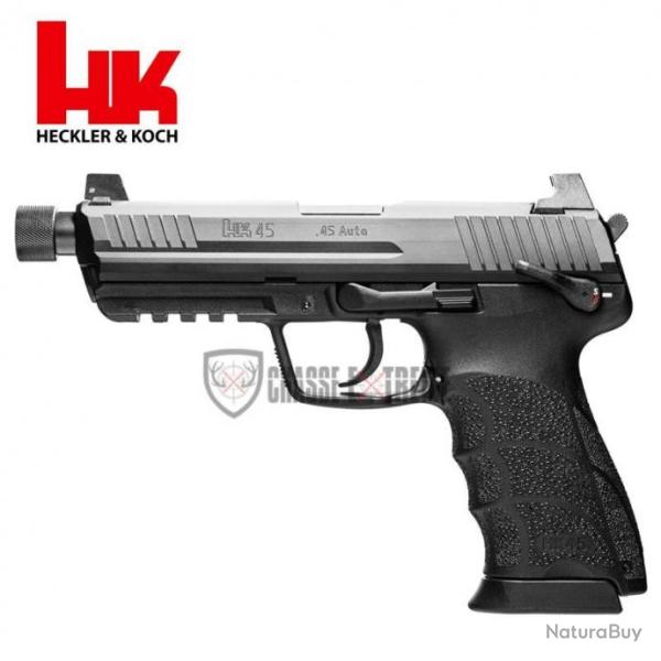 Pistolet H&K HK45 Tactical Black Cal 45 Acp 10 Cps V1 Sa/Da Hausse R�glable + Guidon Luminova
