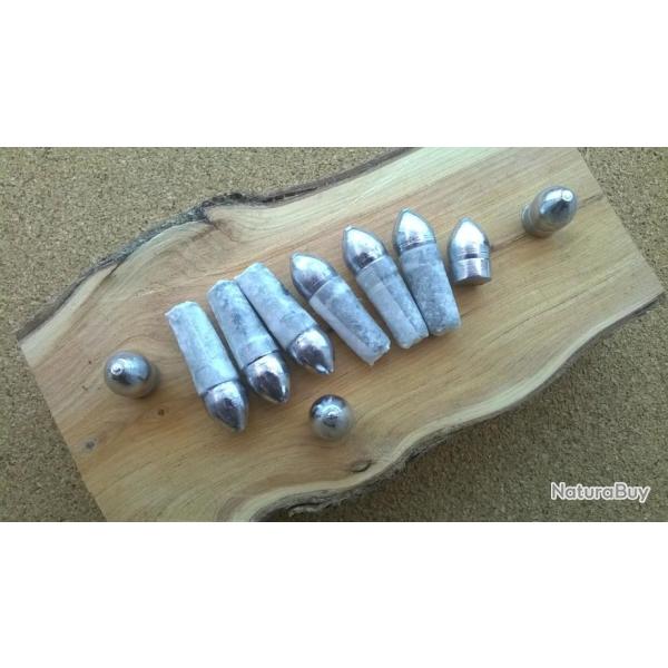 72 Cartouches Papier Calibre 36 (.380) - Ogive Richmond Lab Typ 3 - Charge 0,9 g Poudre noire Suisse