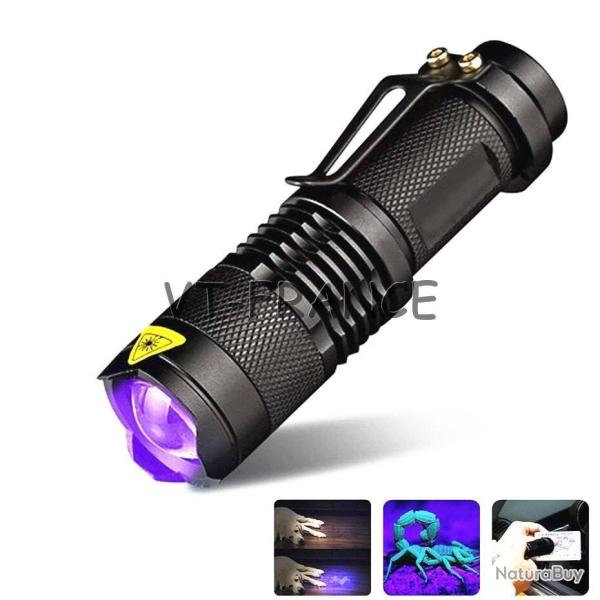 Mini Torche UV LED Aluminium, Modele: A