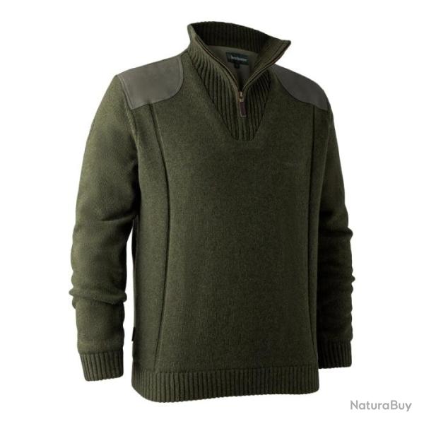 Pull en laine DeerHunter Carlisle Cypress Green Melange