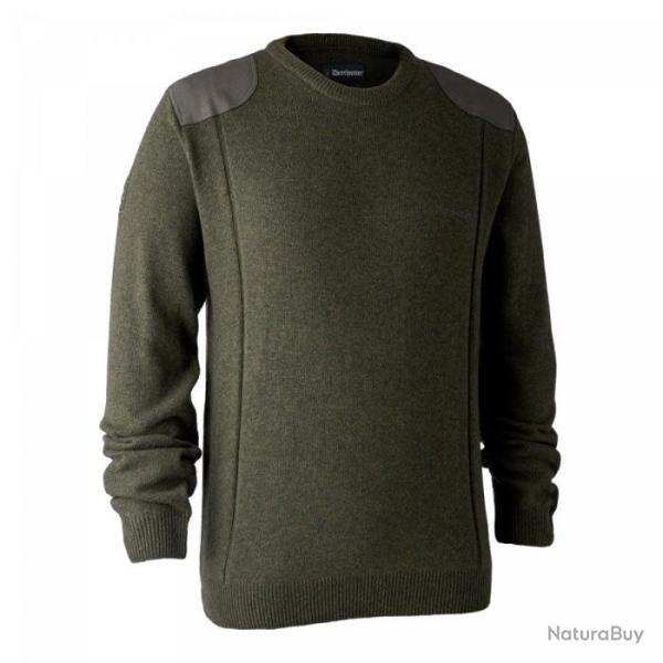 Pull col rond DeerHunter Sheffield Vert