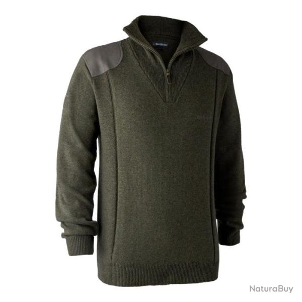 Pull � col ZIP DeerHunter Sheffield Vert