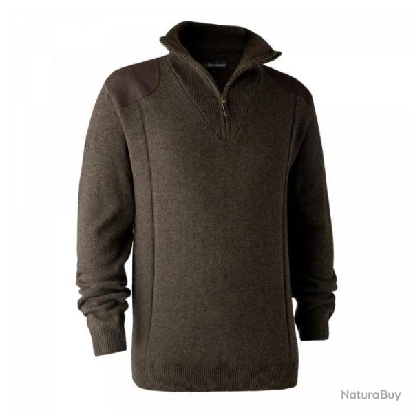 Pull � col ZIP DeerHunter Sheffield Marron