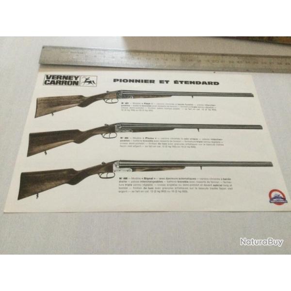 Fiche d'armurier VERNEY CARRON