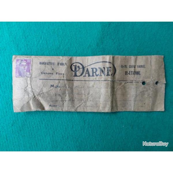 Rare pochette d'exp�dition Darne.