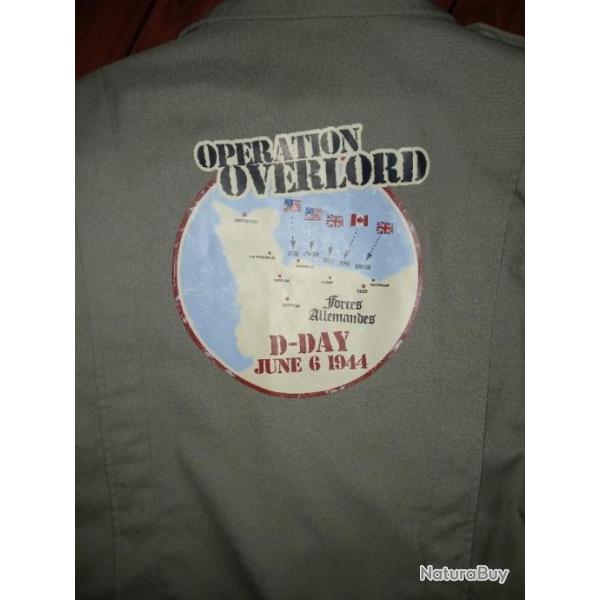 Veste commmoration dbarquement US Normandie 6 juin 1944 Jamais port tat neuf Opration Overlord