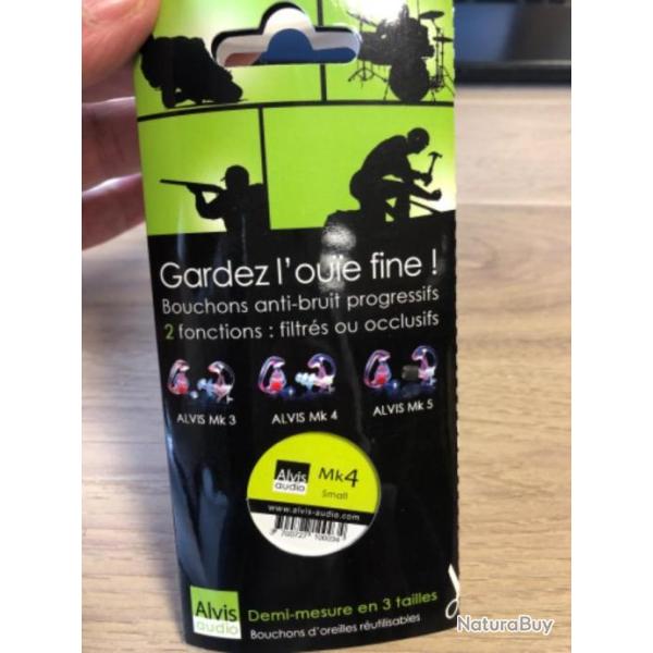 BOUCHONS ANTI BRUIT PROGRESSIF MK4