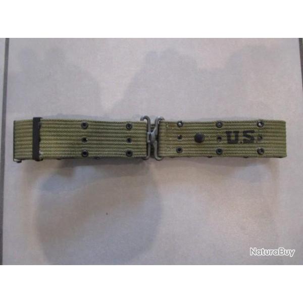 Ceinturon M36 US, kaki clair, fabrication YALE 1943, TBE !!!!!