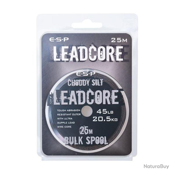 Bobine Leadcore 4lb 25m Silt Grey ESP