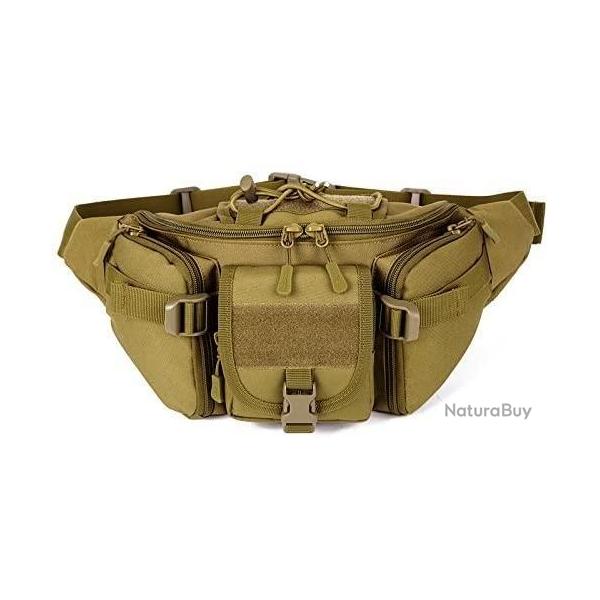 Sac banane tactique multifonction imperm�able - Livraison gratuite et rapide