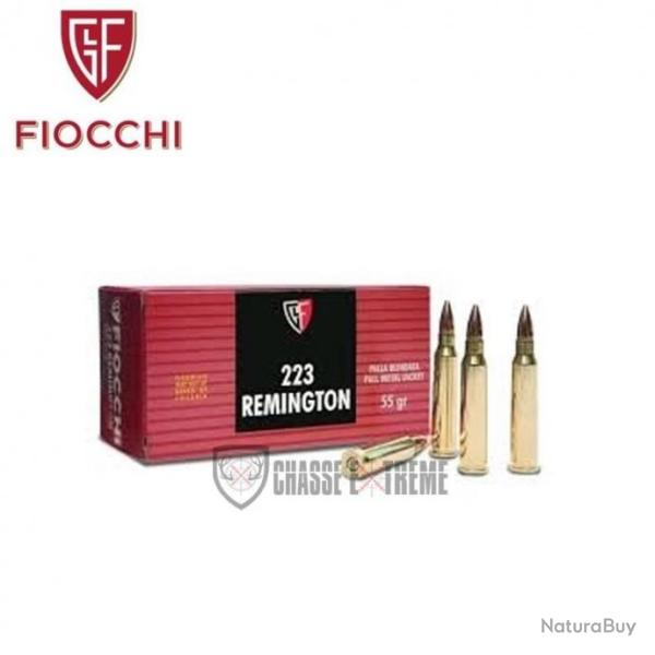 50 Munitions FIOCCHI Cal 223 Rem 55Gr FMJ