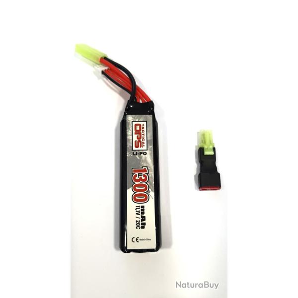 TACTICAL OPS - Batterie LI-PO 11.1V 1300mAh Stick