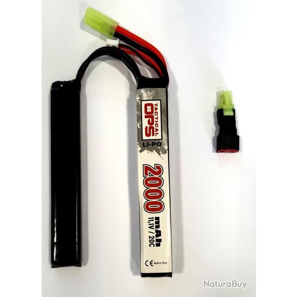 TACTICAL OPS - Batterie LI-PO Life 11.1V 2000mAh