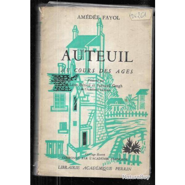 auteuil au cours des ages d'am�d�e fayol