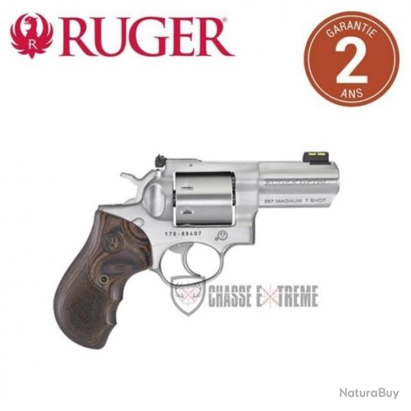 Revolver RUGER GP100 Stainless 3" Hausse R�glable cal 357 Mag