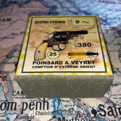 9 mm 380 / Bulldog (Poinsard & Veyret): Reproduction boite munitions (vide) PV 9108906