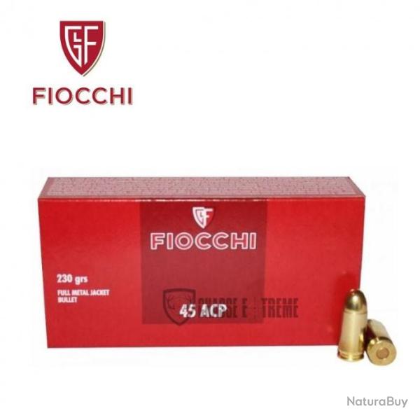 50 Munitions FIOCCHI Cal 45 Acp 230 Gr Fmj