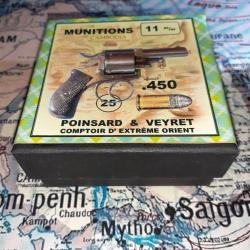 11 mm 450 / Bulldog (Poinsard & Veyret): Reproduction boite munitions (vide) PV 9108933
