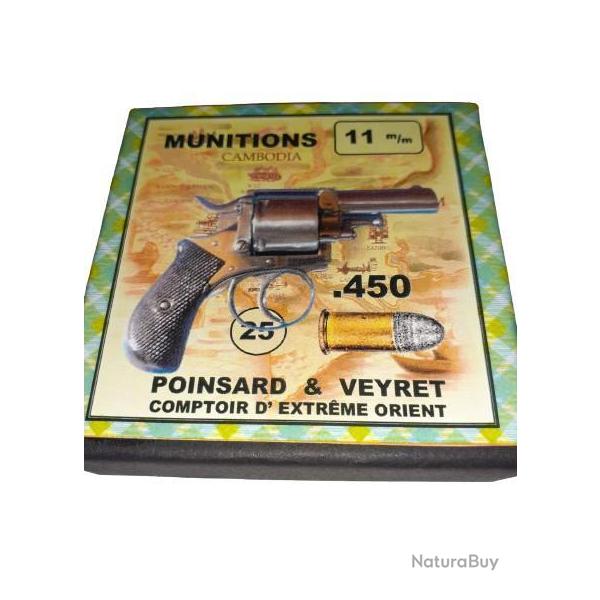 11 mm 450: Reproduction boite cartouches (vide) POINSARD & VEYRET 9108933