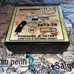 11 mm 1873-74 R&eacute;glementaire (Poinsard & Veyret): Reproduction boite munitions (vide) PV 9108948