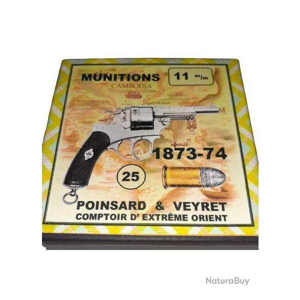 11 mm 1873-74: Reproduction boite cartouches (vide) POINSARD & VEYRET 9108948