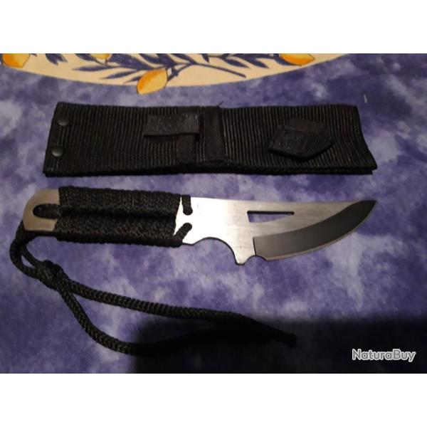 Couteau de Survie  Lame Acier